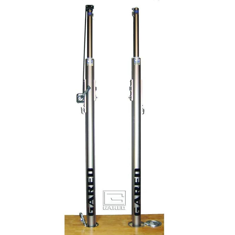 Gared Sports 4" OD Libero Master Telescopic One Court Volleyball System 7300