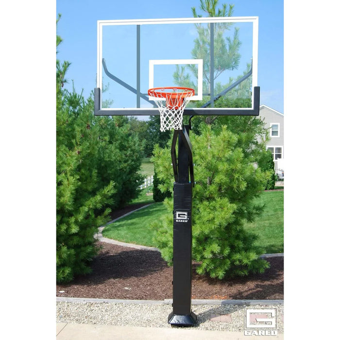Gared Sports 42" x 72" Pro Jam In Ground Adjustable Basketball Hoop - GP10A72DM