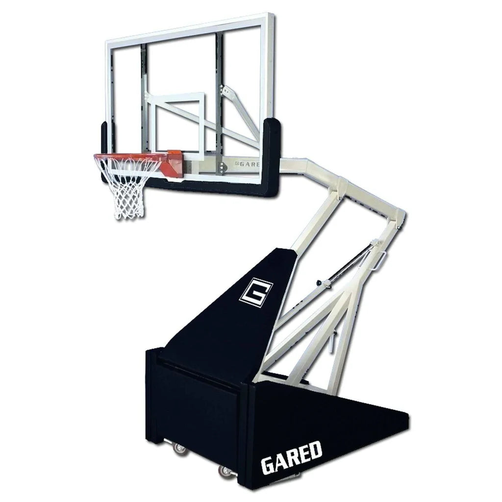 5018 Pro H Hydraulic Portable Basketball Backstop, 8' Boom
