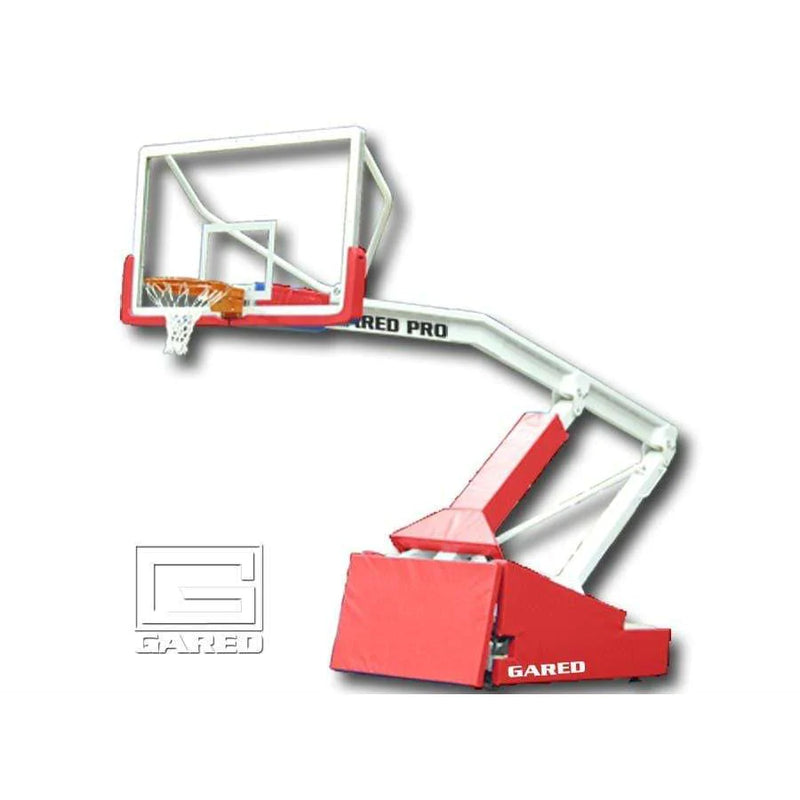 Gared Sports Pro S Spring-Lift Portable Basketball Hoop w/ 10’ 8’’ Boom 9618