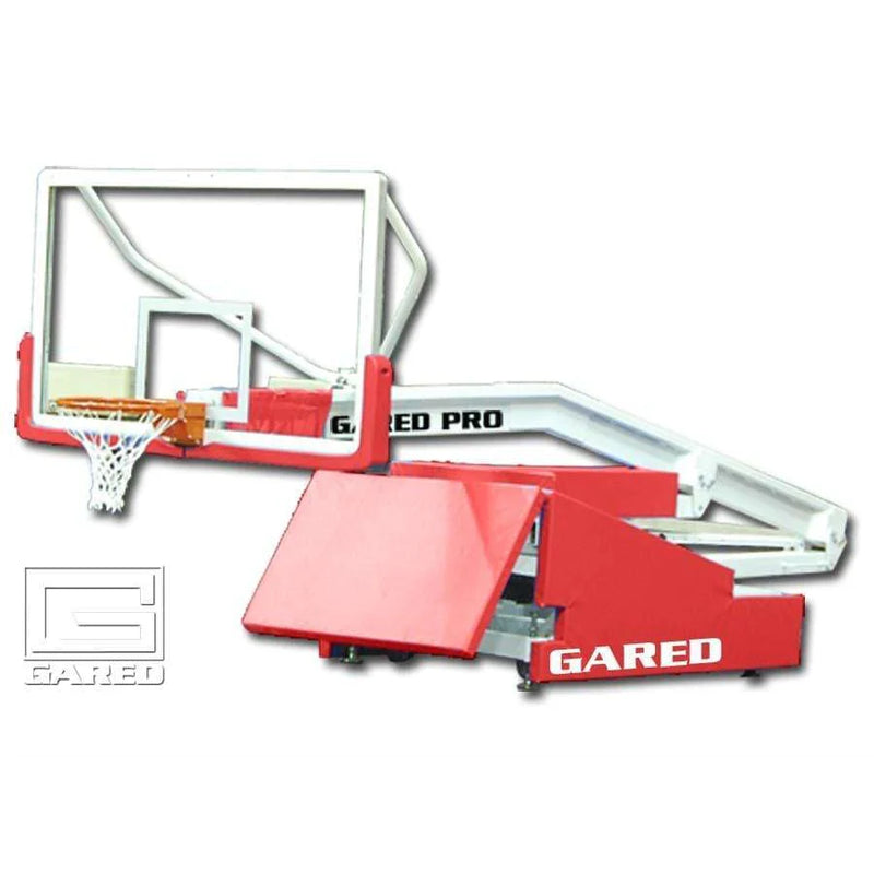 Gared Sports Pro S Spring-Lift Portable Basketball Hoop w/ 8' Boom 9616