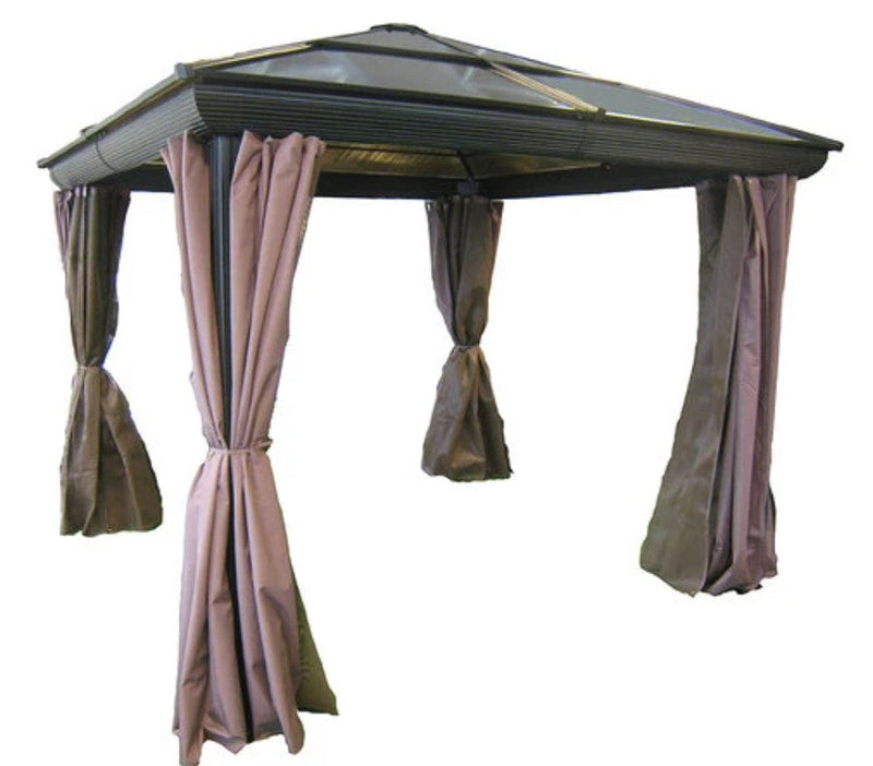 Gazebo Penguin Venus Gazebo 10 Ft x 10 Ft Brown 43200-22