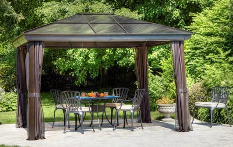 Gazebo Penguin Venus Gazebo 10 Ft. x 10 Ft. in Slate 43200-32