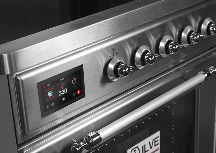 ILVE - Majestic II Series - 30 Inch Electric Freestanding Single Oven Range (UMI30NE3) Close Up View