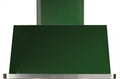 ILVE Majestic 36 Inch Wall Mount Convertible Hood - Emerald Green