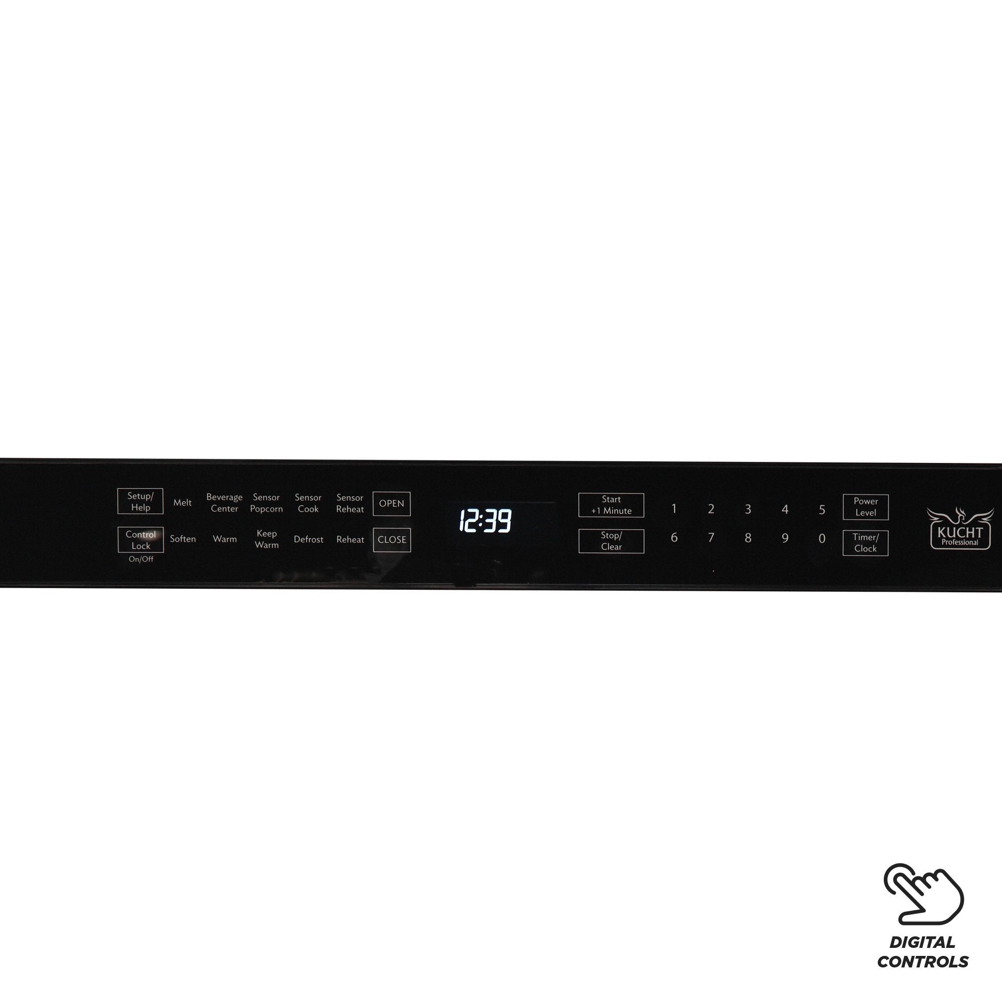 Kucht 5-Piece Appliance Package - 36-Inch Dual Range, Refrigerator, Wall Mount Hood, Dishwasher, & Microwave Drawer in Stainless Steel