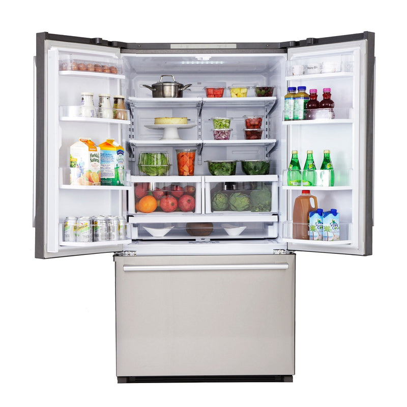 Kucht 36-Inch French Door Refrigerator in Stainless Steel - 26.1 cu. ft (K748FDS)