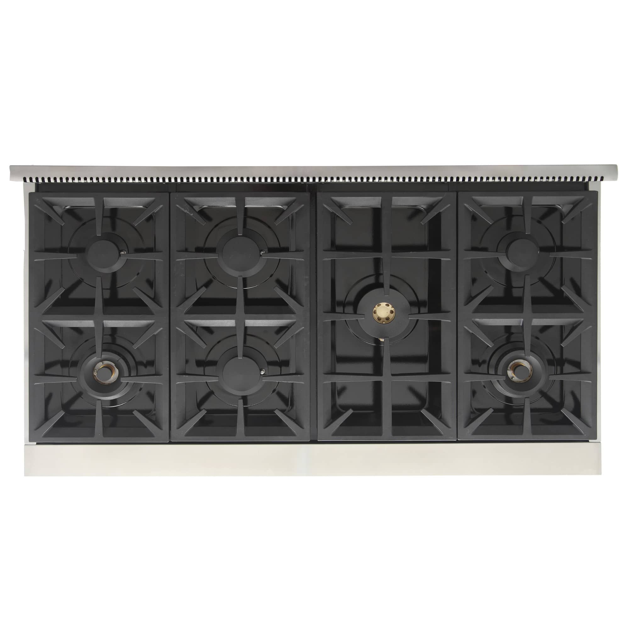 Kucht 5-Piece Appliance Package - 48-Inch Gas Range, 36-Inch Panel Ready Refrigerator, Wall Mount Hood, Panel Ready Dishwasher, & Microwave Oven