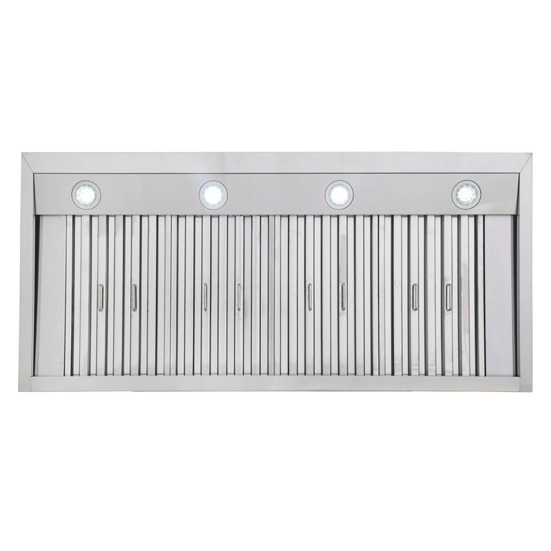 Kucht Professional 48 in. Wall Mounted Hood in Stainless Steel with Color Options KRH4815A