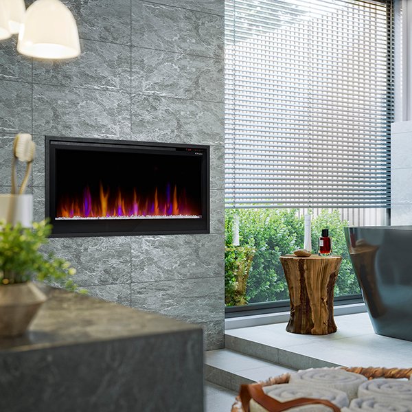 Dimplex Multi-Fire Slim Built-in Linear Electric Fireplace