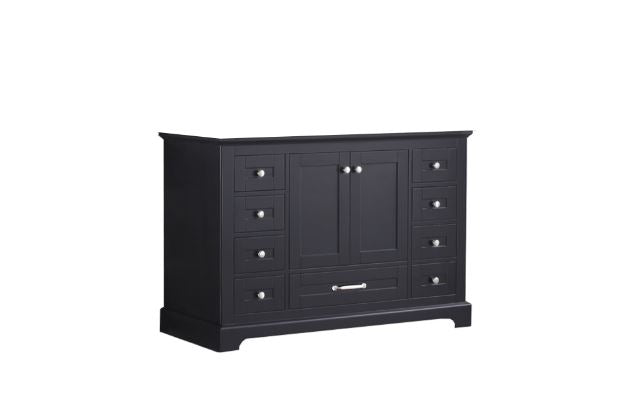 Lexora Dukes 48" Espresso Vanity Cabinet Only LD342248SG00000