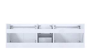 Lexora Geneva 60" Glossy White Vanity Cabinet Only LG192260DM00000
