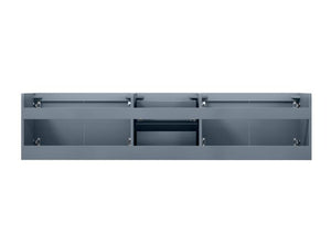 Lexora Geneva 80" Dark Grey Vanity Cabinet Only LG192280DB00000