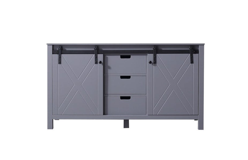 Lexora Marsyas 60" Dark Grey Vanity Cabinet Only LM342260DB00000