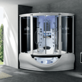 Maya Bath The Superior Platinum White 2-Person Freestanding Steam Shower 101 - PrimeFair