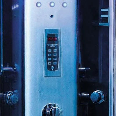 Mesa 9090K Steam Shower 36"L x 36"W x 85"H - Blue Glass - PrimeFair