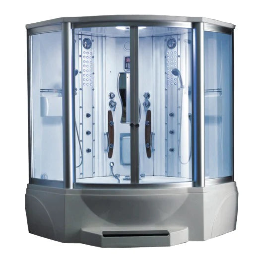 Mesa WS-608A Luxury Steam Shower Jetted Tub Combination