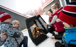 Drolet Mistral Outdoor Wood Burning Fireplace - DE00400