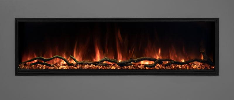 Modern Flames Landscape Pro Slim In Wall Electric Fireplace Insert Heater - LPS-8014