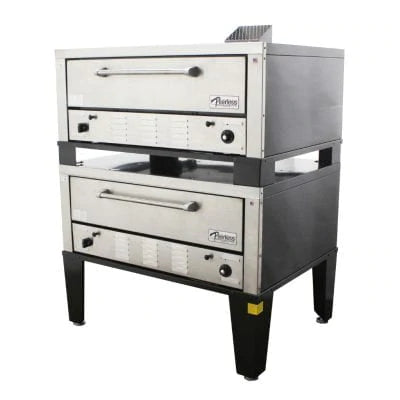 Peerless Double Stack Gas Deck Pizza Oven 