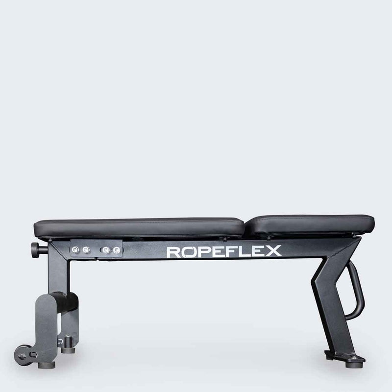 RopeFlex RXB2 Spartan Fitness Flat Workout Weight Exercise Bench - PrimeFair