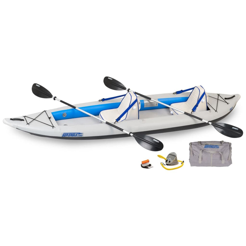 Sea Eagle 385ft FastTrack Inflatable Kayak Deluxe Package - 385FTK_D - PrimeFair