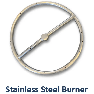 Slick Rock Stainless Steel Burner View