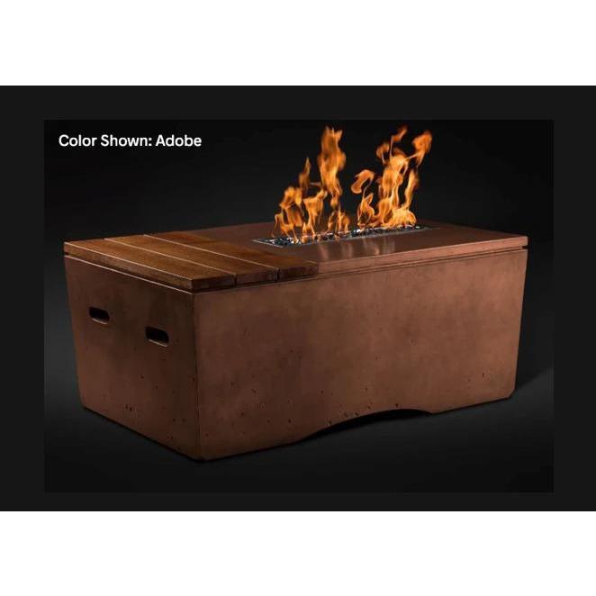Slick Rock Concrete 48" Oasis Fire Table with Electronic Ignition