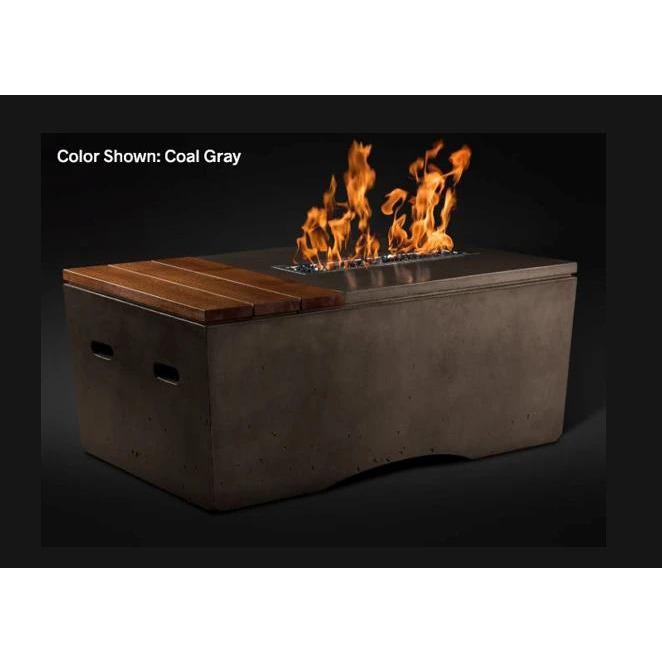 Slick Rock Concrete 48" Oasis Fire Table with Match Ignition