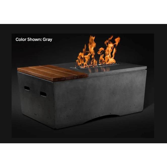 Slick Rock Concrete 48" Oasis Fire Table with Match Ignition