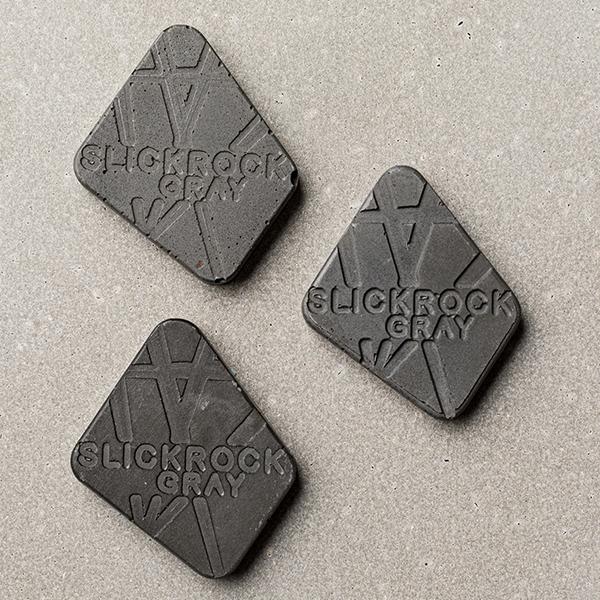 Slick Rock Square Linear Planter Gray Color