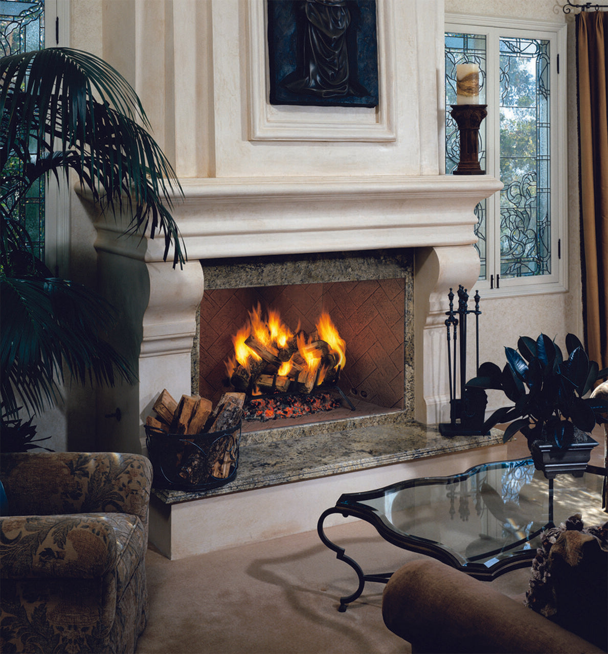 Superior Fireplaces 36 Paneled Wood-Burning Fireplace - WRT4536
