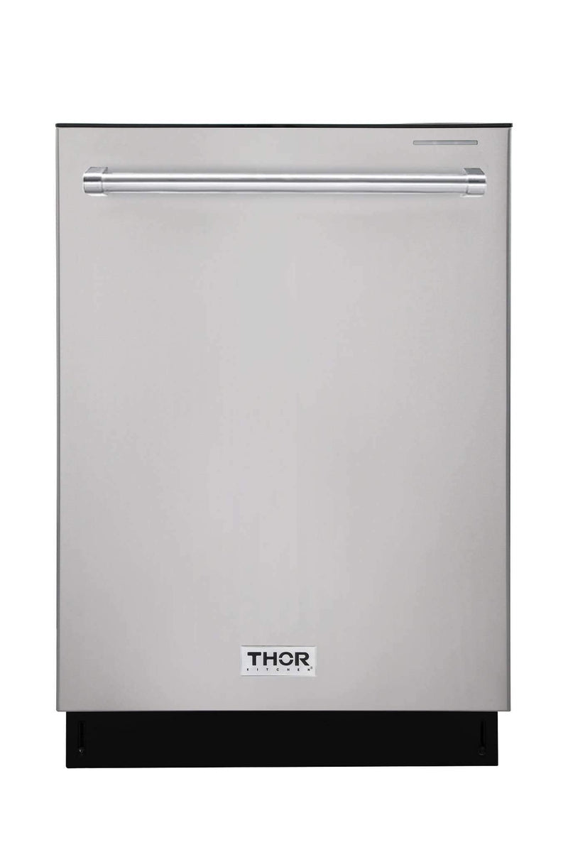 Thor Kitchen 24-Inch Built-In Top Control Dishwasher in Stainless Steel, 45 dBA (HDW2401SS)