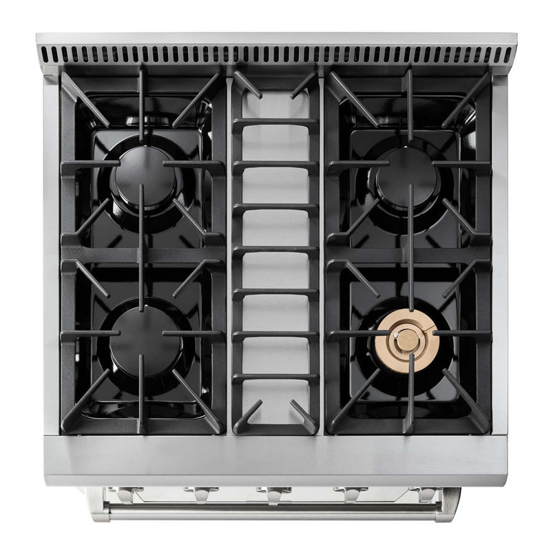 Thor Kitchen 30-Inch 4.2 cu. ft. Professional Gas Range in Stainless Steel (HRG3080U)