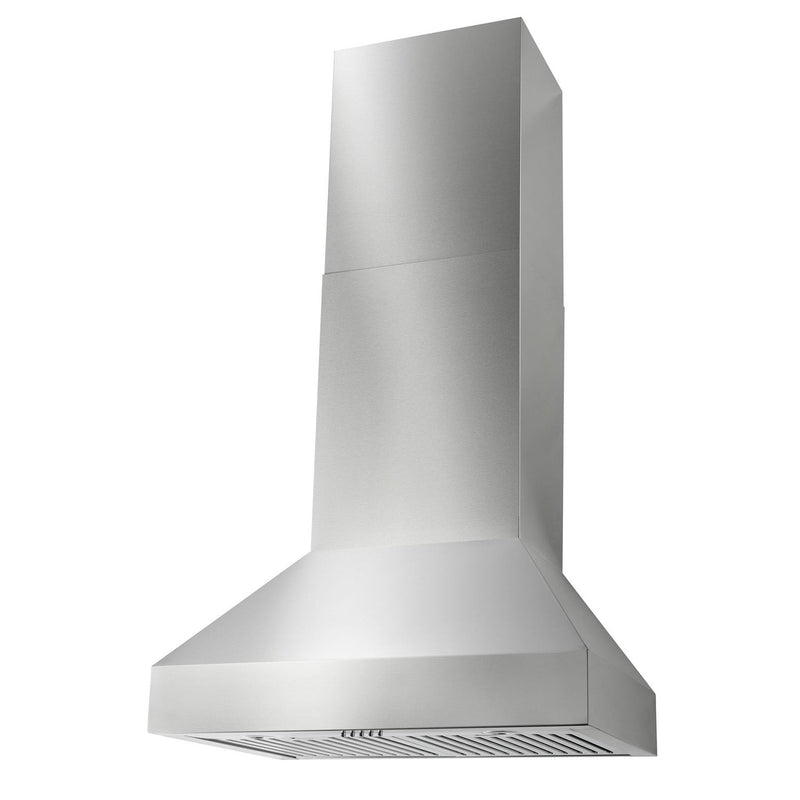 Thor Kitchen 30” Professional Wall Mount Pyramid Range Hood with 800 CFM Motor in Stainless Steel (TRH30P)