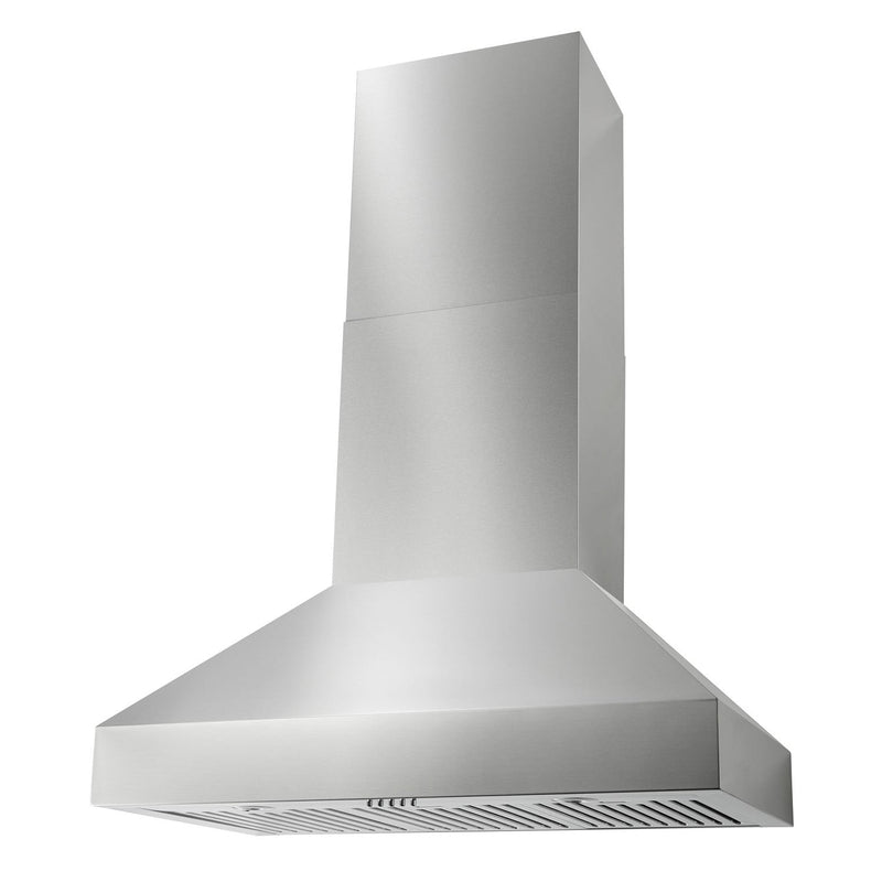 Thor Kitchen 36” Professional Wall Mount Pyramid Range Hood with 800 CFM Motor in Stainless Steel (TRH36P)