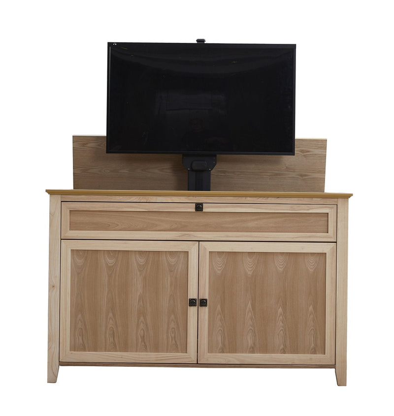 Touchstone Home Products Claymont Unfinished TV Lift Cabinet for 65 Inch Flat screen TVs - 70163 - PrimeFair
