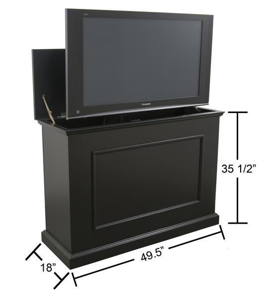 Touchstone Home Products Elevate Black TV Lift Cabinet for 50 Inch Flat screen TVs - 72011 - PrimeFair