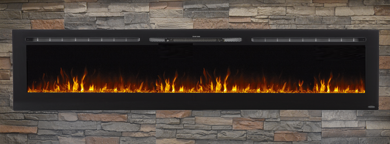 Touchstone Home Products Sideline 100 inch Recessed Electric Fireplace - 80032 - PrimeFair
