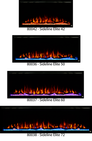 Touchstone Home Products Sideline Elite Smart 50 inch WiFi-Enabled Recessed Electric Fireplace (Alexa/Google Compatible) - 80036 - PrimeFair