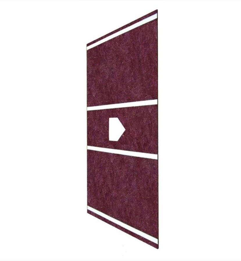 Trigon 6' x 12' Pro Turf Colored Home Plate Batting Mats - PrimeFair