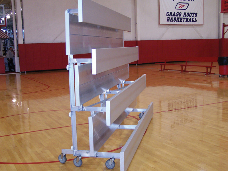 Trigon Sports 3 Row 15' Tip-n-Roll Bleacher BL315TR - PrimeFair