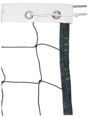 Trigon Sports Vinyl Volleyball Net with Steel Cable Top & Nylon Roped Bottom VBNETC - PrimeFair