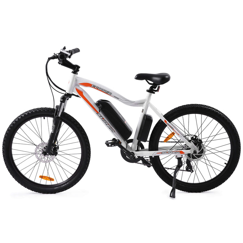 UL Certified-Ecotric Leopard Electric Mountain Bike-White