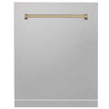 ZLINE 24 in. Autograph Edition Monument Dishwasher Panel with Champagne Bronze Handle in Color Options (DPMTZ-24-CB)