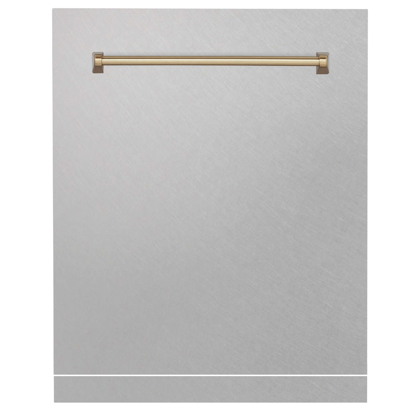 ZLINE 24 in. Autograph Edition Monument Dishwasher Panel with Champagne Bronze Handle in Color Options (DPMTZ-24-CB)