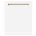 ZLINE 24 in. Autograph Edition Monument Dishwasher Panel with Champagne Bronze Handle in Color Options (DPMTZ-24-CB)