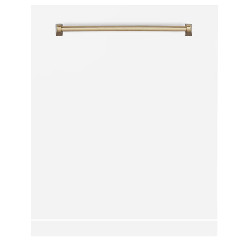 ZLINE 24 in. Autograph Edition Monument Dishwasher Panel with Champagne Bronze Handle in Color Options (DPMTZ-24-CB)