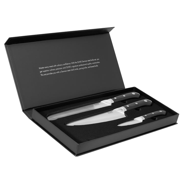 ZLINE 3-Piece Professional German Steel Kitchen Knife Set KSETT-GS-3