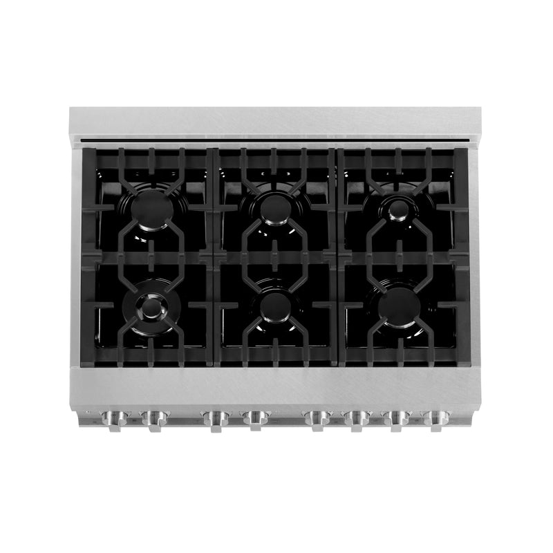 ZLINE 48 in. 6.0 cu. ft. Electric Oven and Gas Cooktop Dual Fuel Range with Griddle in Fingerprint Resistant Stainless (RAS-SN-GR-48)